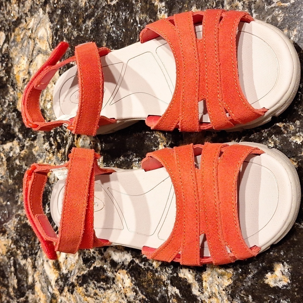 Womens Lands End Hook And Loop Sandals Size 8b. E… - image 1